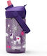 Camelbak Παιδικό Παγούρι Μονόκερος Πλαστικό με Καλαμάκι Μωβ 400ml