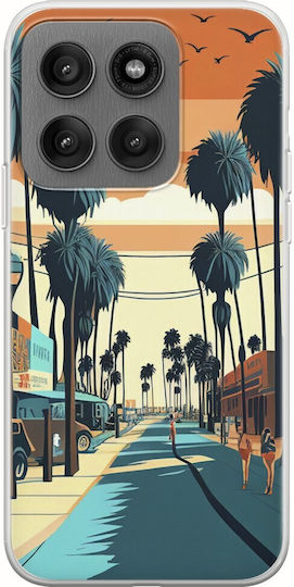 Venice Beach Motorola Edge 60 Pro 5g Flexible TPU Transparent Silicone Mobile Phone Case