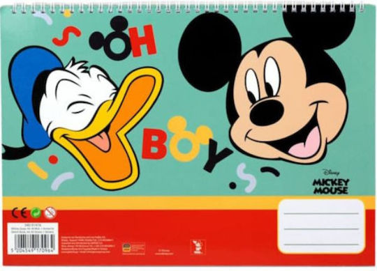 Gim A4 Zeichenblöcke Selbstklebende Mickey Cook 40 Stück 23x33cm