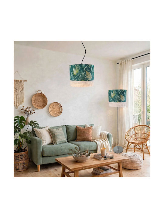 Oxygen Olive Green Floor Lamp with Socket for Bulb E27 Green