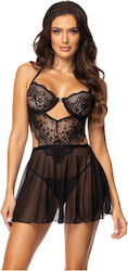 Beauty Night Dark Mirage Schwarzes Chemise