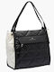 Set Leather Women's Bag Shoulder Crossbody Handbag Black
