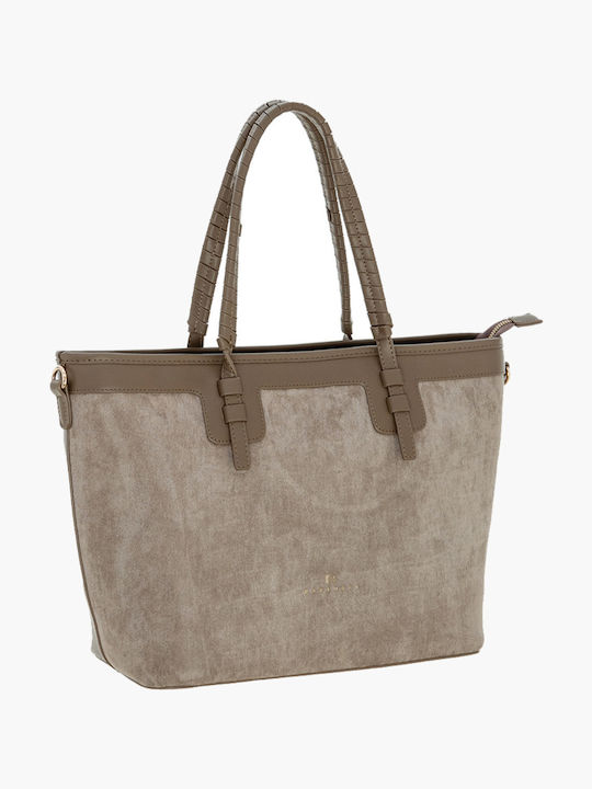 Bartuggi Leder Damentasche Schultertasche Tabac...