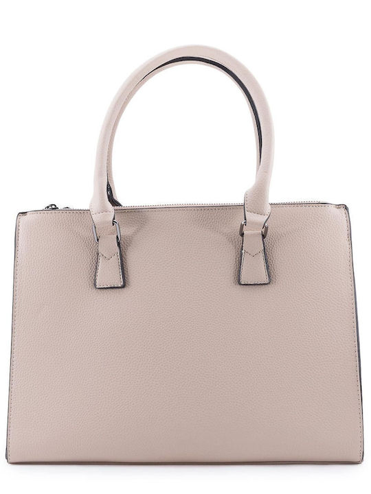 Love4shoes Women's Handbag Shoulder Beige