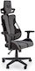 Epipla1.gr Houston 1713 Καρέκλα Gaming Δερματίνης Γκρι