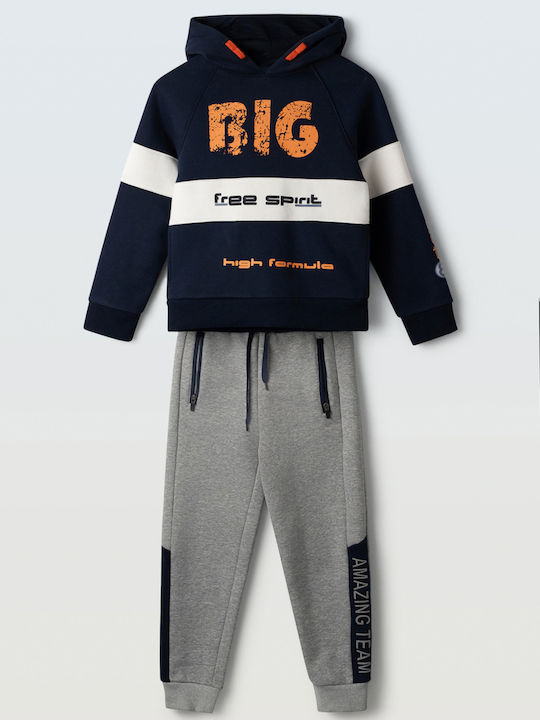 Kids Sweatpants Set Blue 2pcs