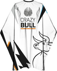 Crazy Bull Pelerină de tuns Albă
