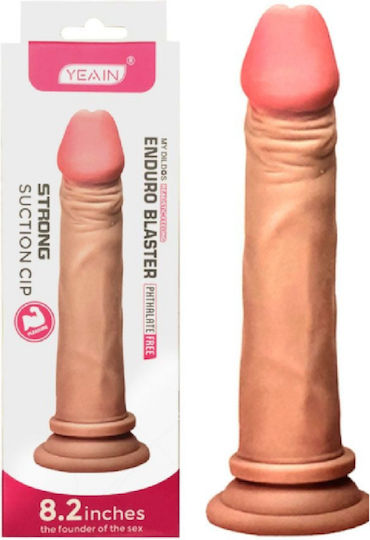 APH Ρεαλιστικό Dildo με Όρχεις και Βεντούζα