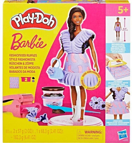 Hasbro Play-doh Barbie Fashionista Ruffles Σετ G1359