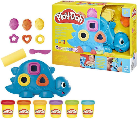 Hasbro Play-Doh Πλαστελίνη - Παιχνίδι Shapes & Colors Dino Starter Set για 3+ Ετών