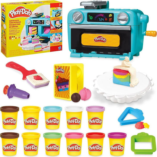 Play-Doh Πλαστελίνη - Παιχνίδι Doh & More - Super Slice Cake Playset για 3+ Ετών