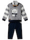 Set pentru copii cu pantaloni Iarnă 5buc Blue