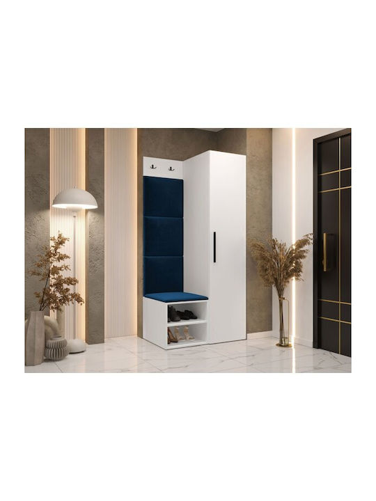 Hartford 524 Entry Furniture with Mirror & Hanger 82x50x191cm