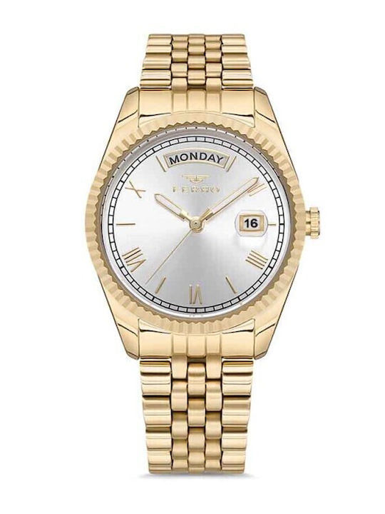 Ferro Women's Watch with Gold Metal Bracelet