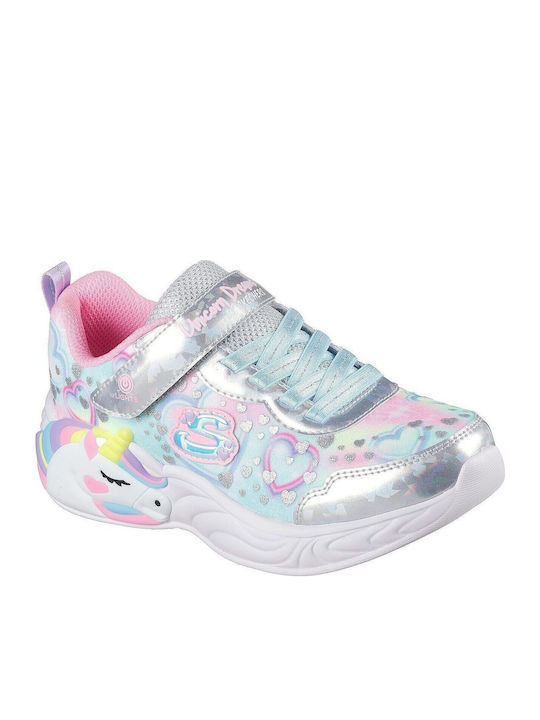 Skechers Unicorn Dreams Kids Sneakers with Scra...