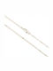 Forever Friends White Gold Chain Neck 14K Thin Thickness 1.8mm and Length 55cm