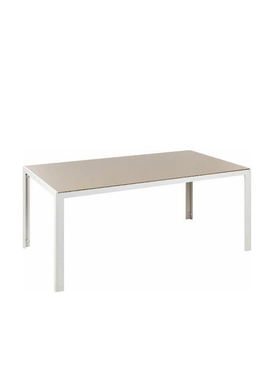 Tisch Stabil White, Beige 91x71cm