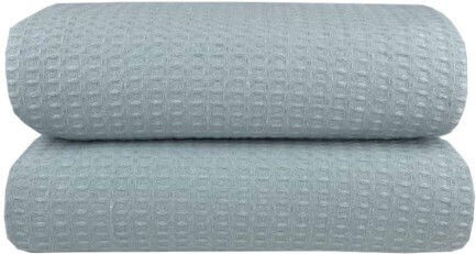 Astron Italy Waffle Blanket Pique Double 230x245cm Petrol