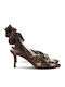 Leder Sandalen LEOPARD