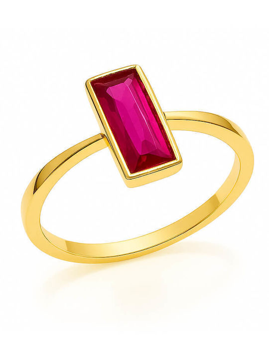 Damen Ring mit Steinen aus Gold 14K