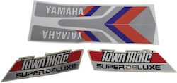 Αυτοκολλητο Καρτελα Yamaha T50 Ασημι Σετ Αυτοκολλητο Καρτελα Yamaha T50 Ασημι Σετ