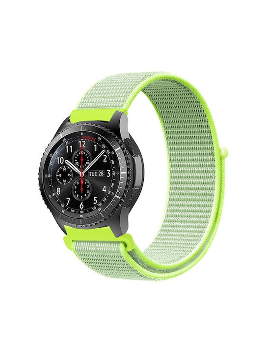 Kalebol Λουράκι Υφασμάτινο Κίτρινο (Galaxy Watch4/5/6/7/FE/4 Classic/6 Classic/5 Pro)