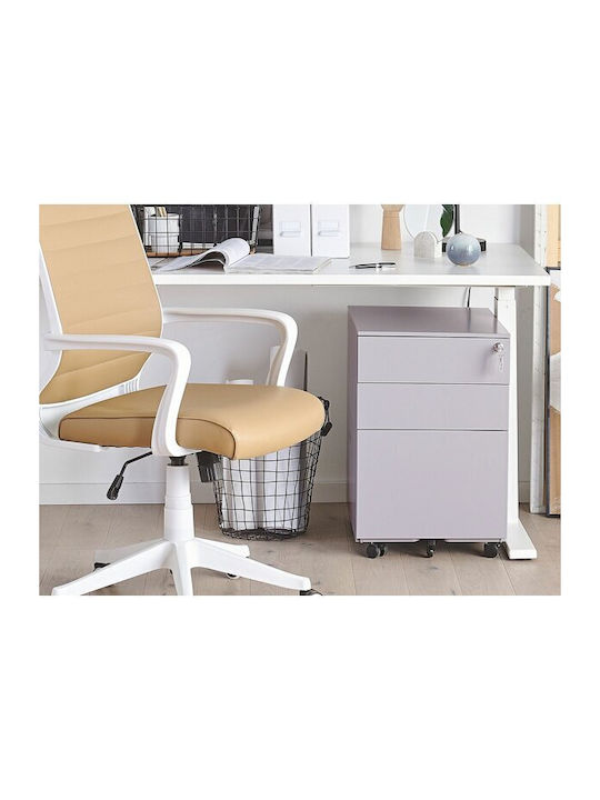 Schublade Büro Berwyn 1521 mit Rollen Grey 39x5...