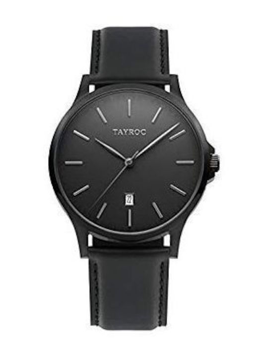 Tayroc Watch Battery with Leather Strap