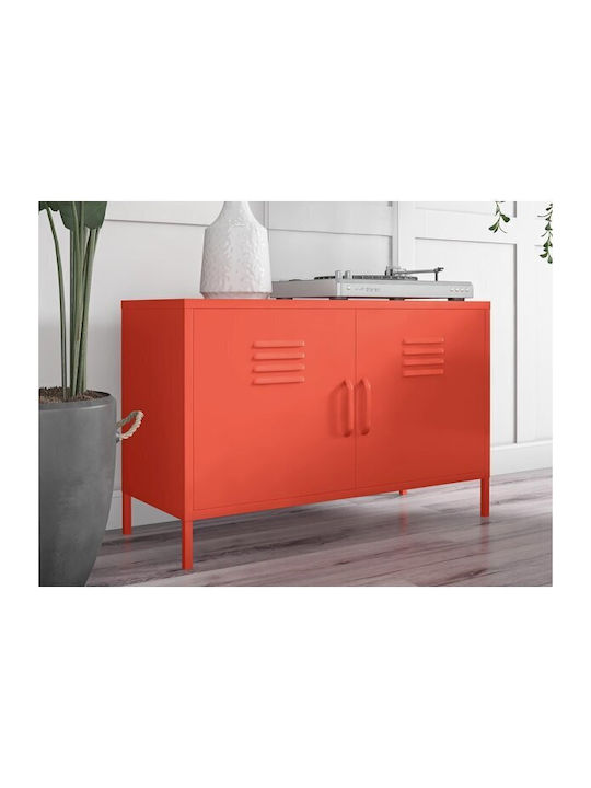 Floor Cabinets Sersoni 102 Orange 2 Pieces 100x...
