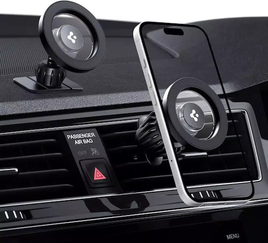 Spigen Magsafe Dashboard & Vent Car Mount Auto Handyhalterung mit Magnet MagSafe Schwarz ACP08315