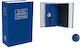Book Safe Lock New English Dictionary Blue 11.5x8x4.5cm Oem