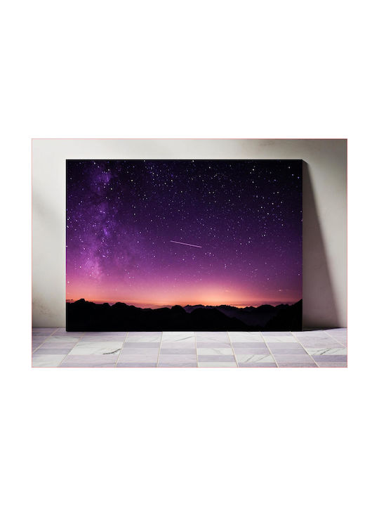 Панел Starry Night Over Mountains Една Нощ Над ...