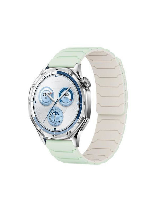 Λουράκι Σιλικόνης Μαγνητικό Κλείσιμο Garmin Vivoactive 5 Mint Green Starlight