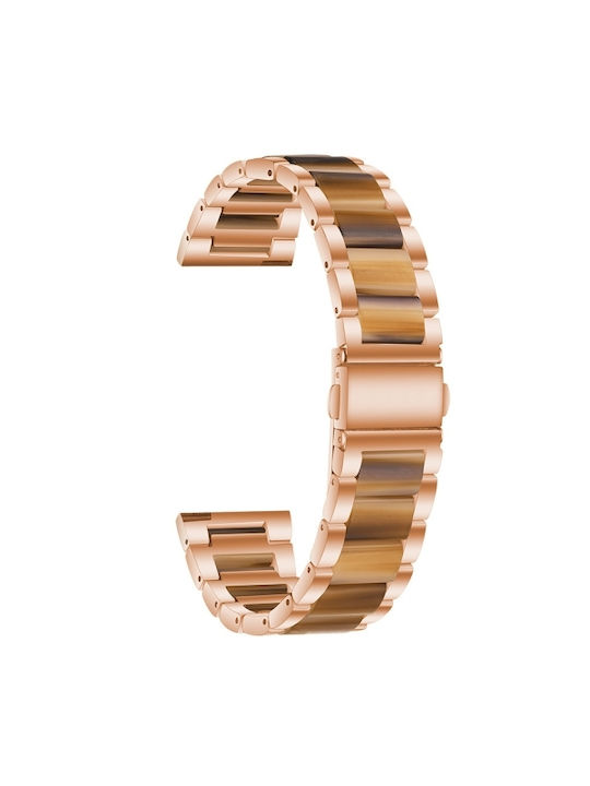 Dual-Color Metallisches Keramik Tragbare Bänder Coros Pace 3 Roségold+Honig