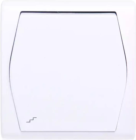 Elektro Plast Waterproof Wall Switch Lighting One-Way White