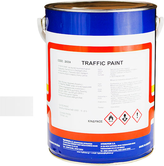 Hydroton Road Marking Paint Acrilyc White 4lt 260044WHITE