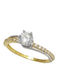 Einzelstein aus Gold 14K