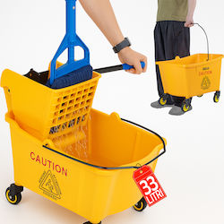 Bakaji Cleaning Cart 33lt