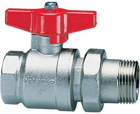 Butterfly Ball Valve Full Bore 1/2" Male-Female Connector Cim 346 Cimberio