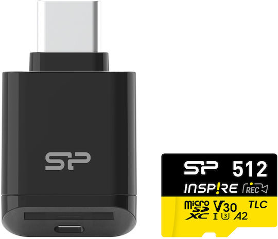 Silicon Power SDXC 512GB U3 V30 A2 UHS-I 170MB/s