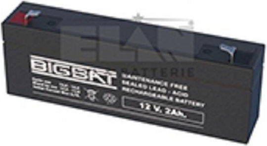 Elan UPS Batterie mit Kapazität 2Ah und Spannung 12V 92801 1Stück