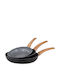 Bakaji Pans Set of Aluminum with Non-stick Coating 3pcs