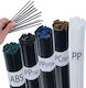 Plastic Welding Rods Pp Pp+t40 Pp Epdm Abs Pc+pbt 50g Black White