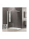 Karag Walkin 1 Fixed Side for Shower 50x200cm Clear Glass White
