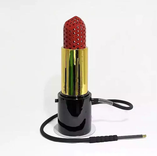 Floral Hookah Gold 55cm