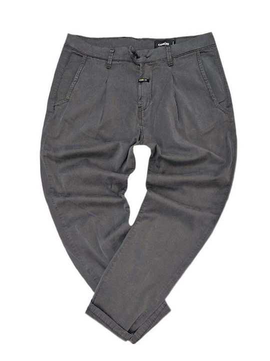 Pantaloni cu Croială Normală Dark Gray