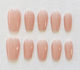 Nailvana Handmade Sfaturi pentru unghii Unghii false ovale de culoare nude 92363231