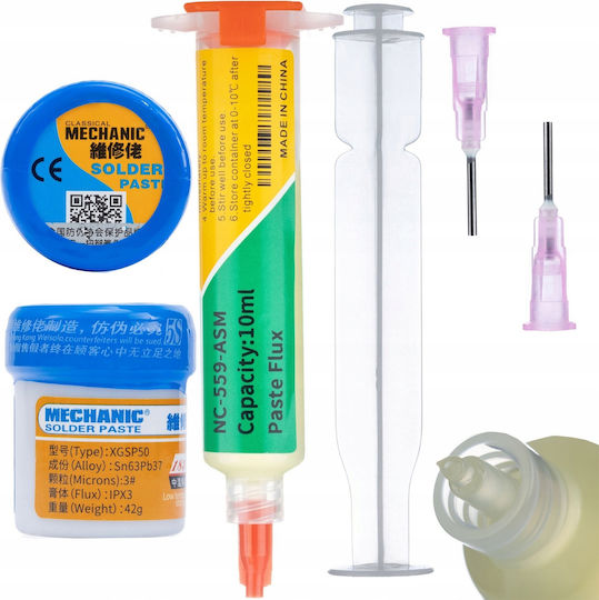 Rosfix Flux In Syringe Nc-559-asm+ Soldering Paste Liquid Solder Xgsp50 42g 183℃