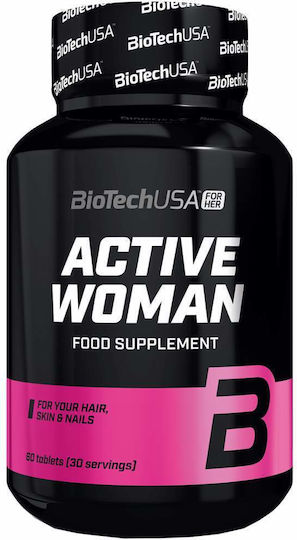Biotech USA Active Woman Ειδικό Συμπλήρωμα Διατροφής 60 ταμπλέτες