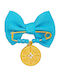 Excite-Fashion Child Safety Pin made of Gold Plated Silver with Constantinato